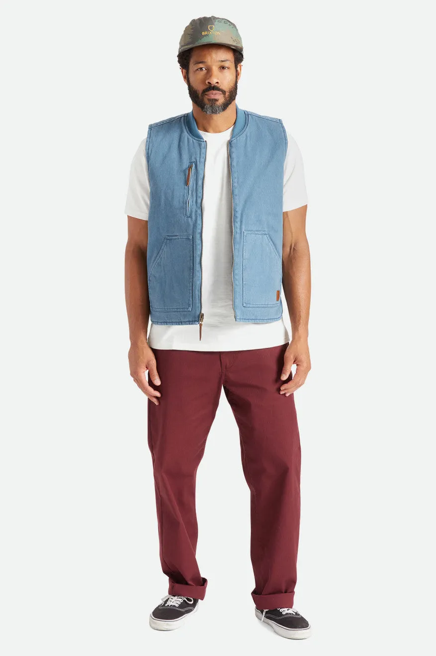 Abraham Reversible Vest - Indie Teal