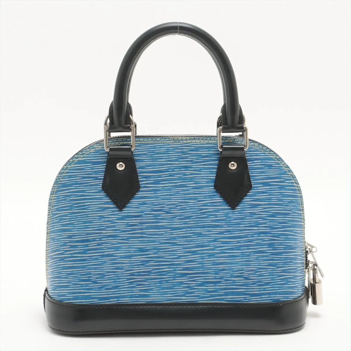 Alma BB Epi Leather Denim Blue Bag