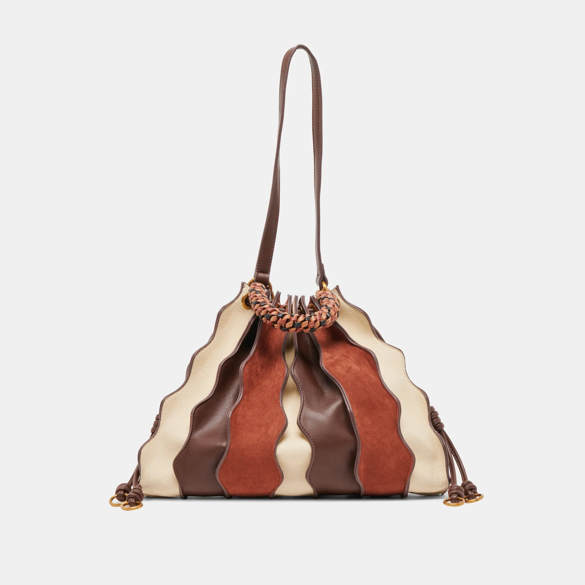 ANTONIA HANDBAG BROWN MULTI STELLA