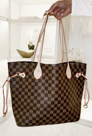 Aspen Chocolate Brown Tote Bag