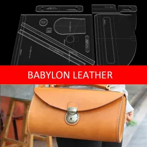 BABYLON™ Men's Leather Crossbody Bag Making Pattern AAB-186