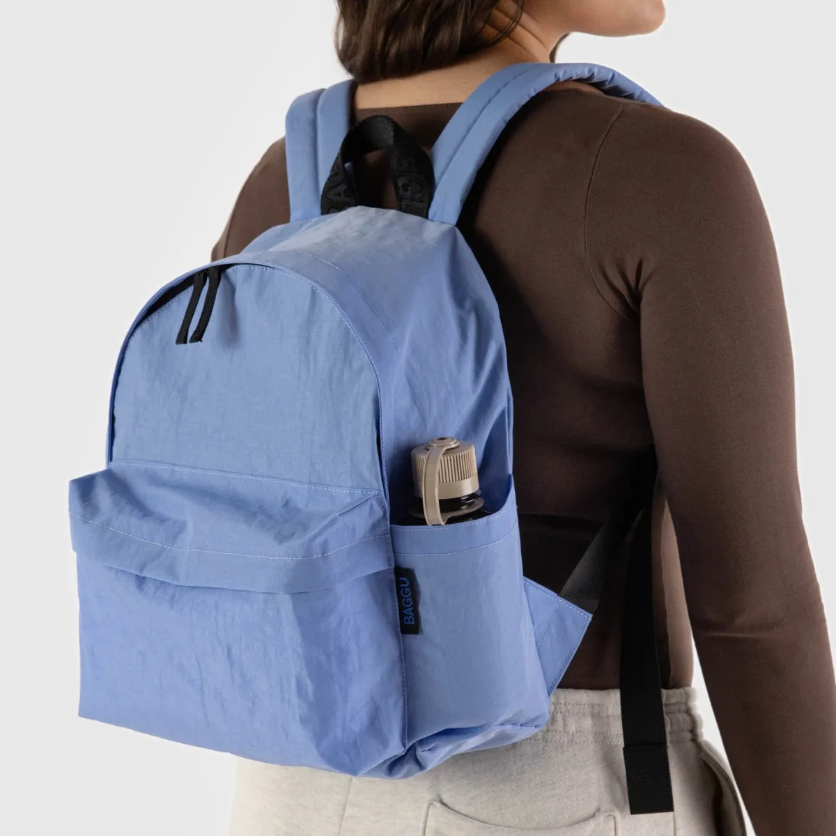 Baggu Medium Nylon Backpack in Cornflower