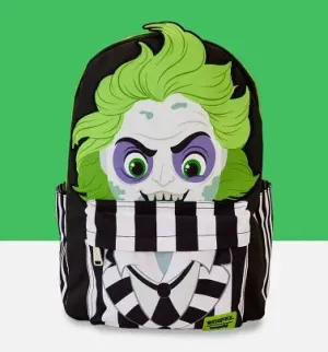 Beetlejuice Cosplay Nylon Full-Size Backpack by Loungefly