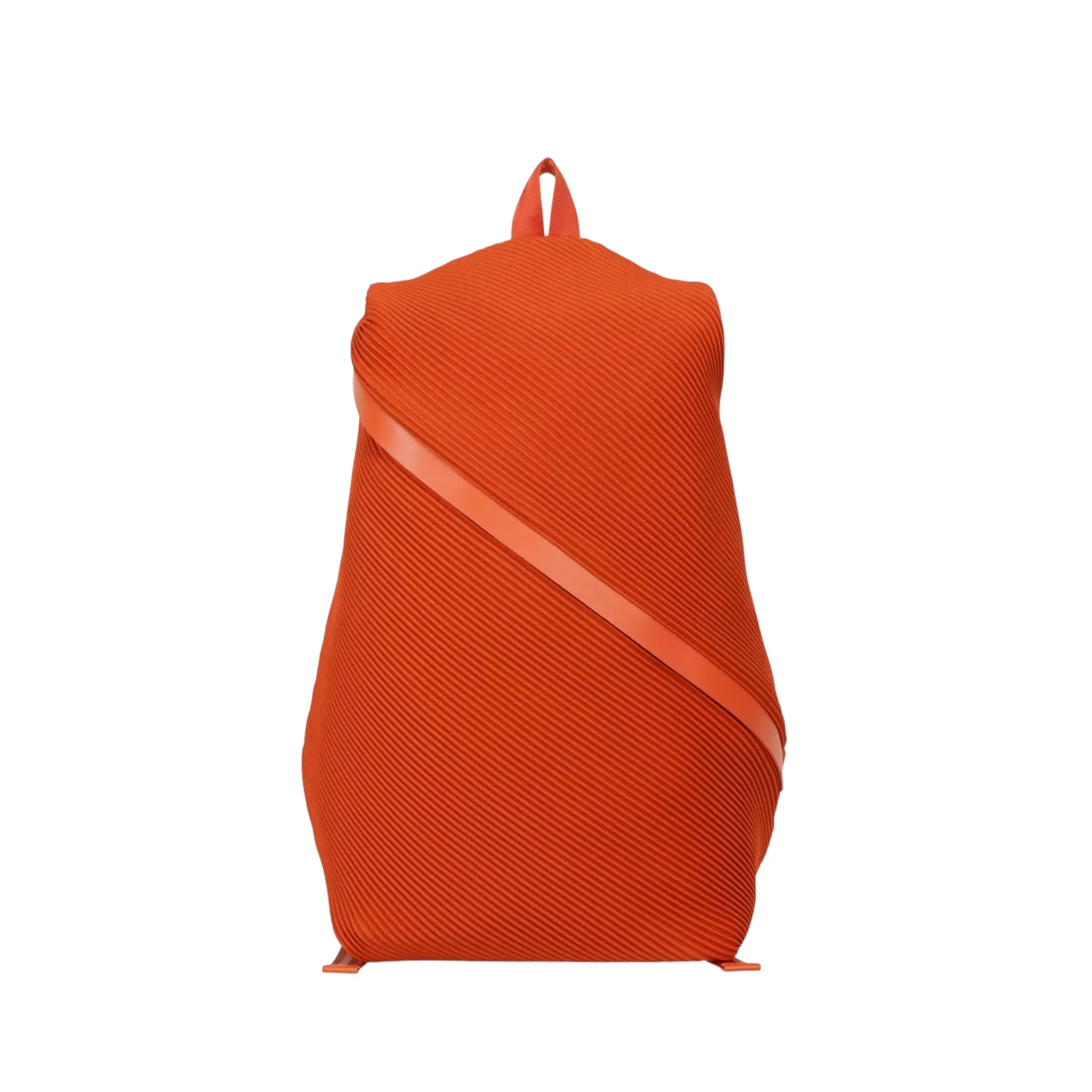 BIAS PLEATS BACKPACK