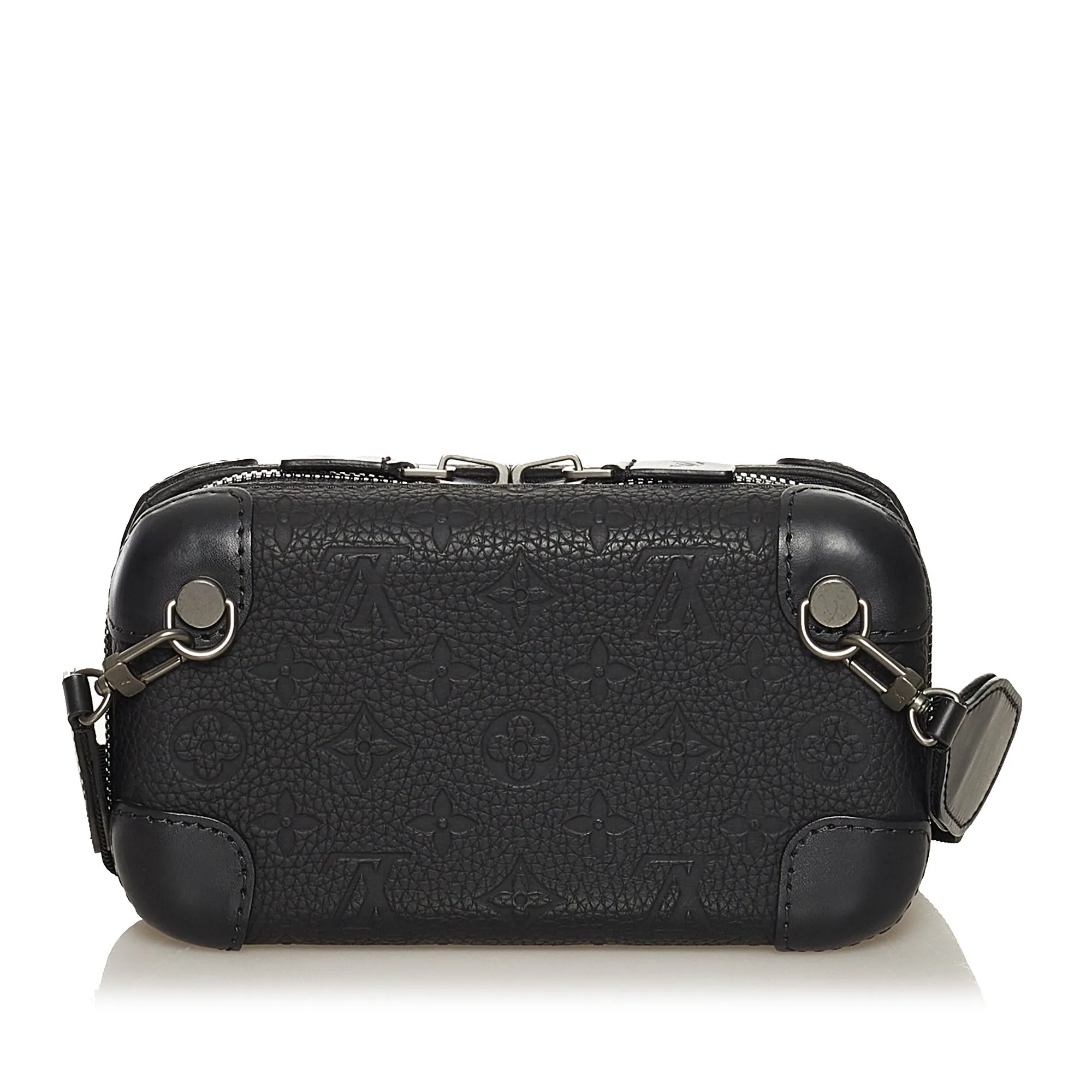 Black Louis Vuitton Taurillion Monogram Horizon Clutch Bag