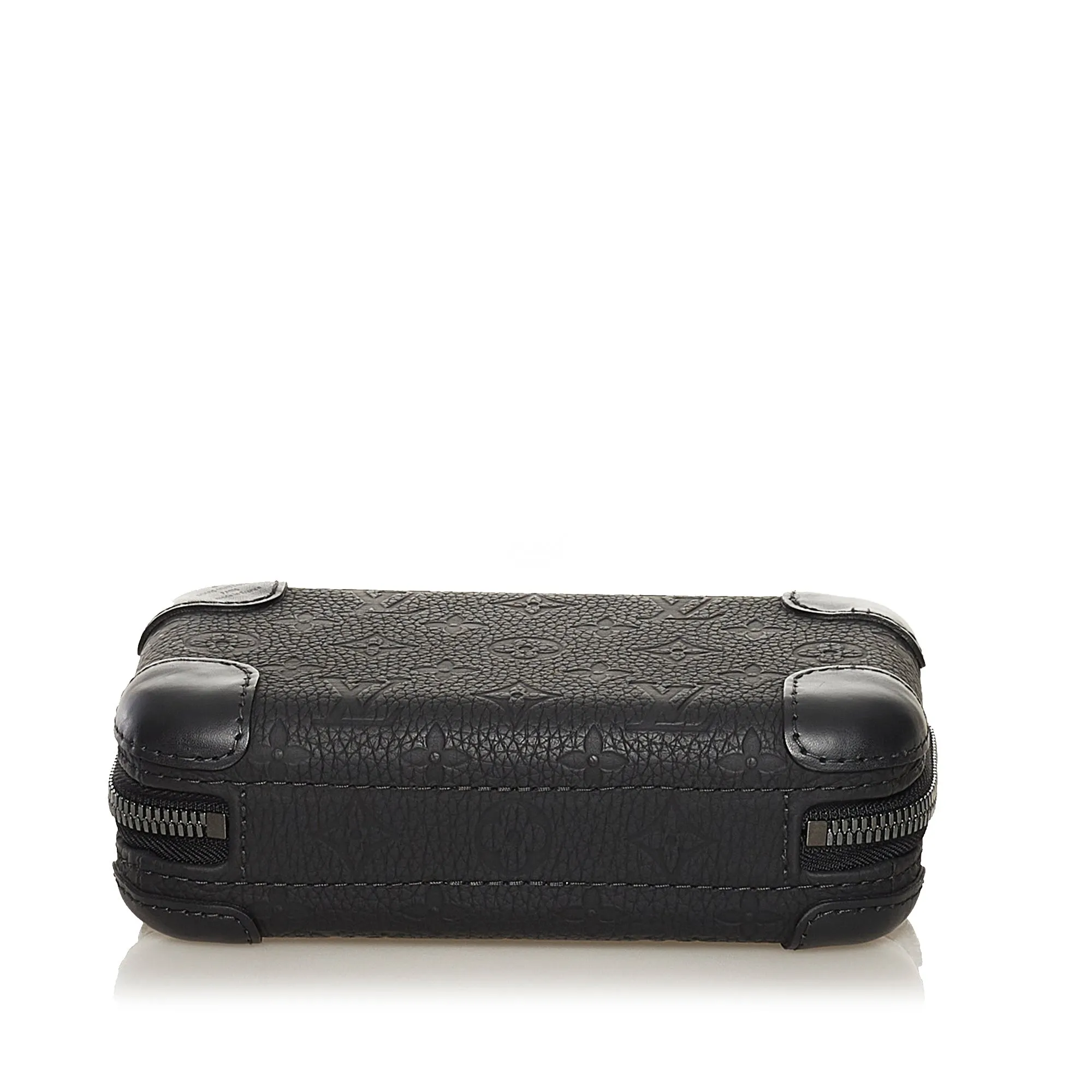 Black Louis Vuitton Taurillion Monogram Horizon Clutch Bag