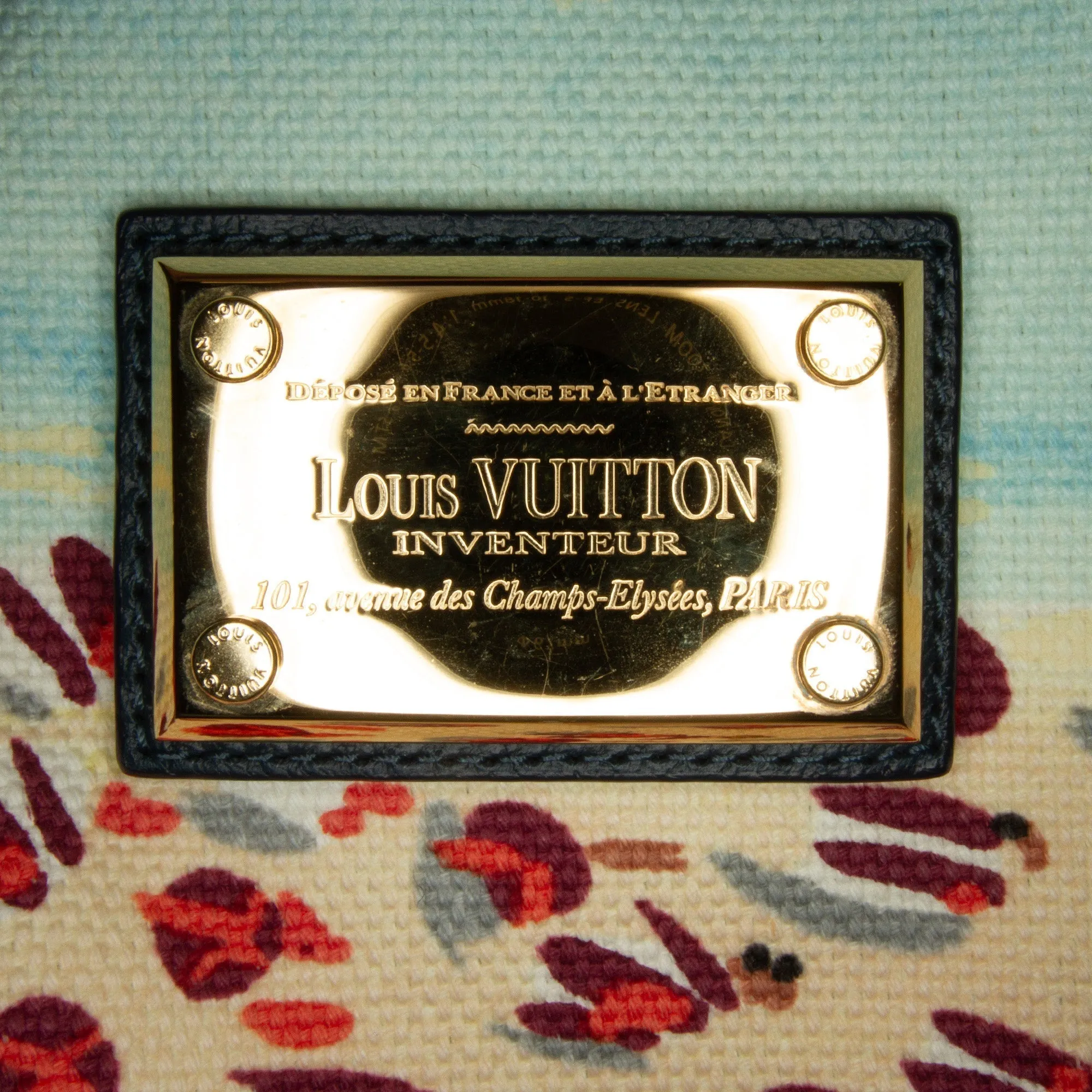 Blue Louis Vuitton Ailleurs Cabas Promenade GM Tote Bag