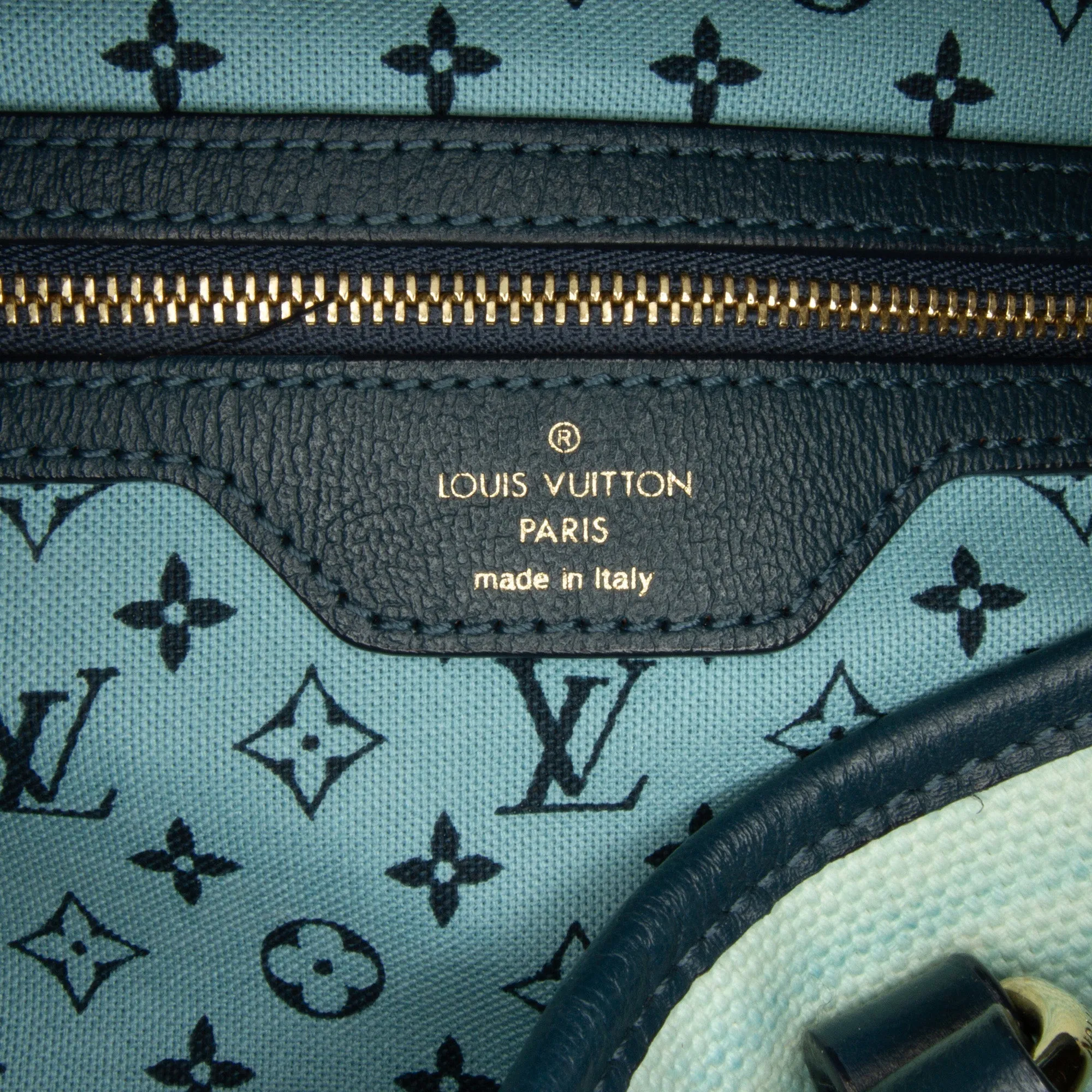 Blue Louis Vuitton Ailleurs Cabas Promenade GM Tote Bag