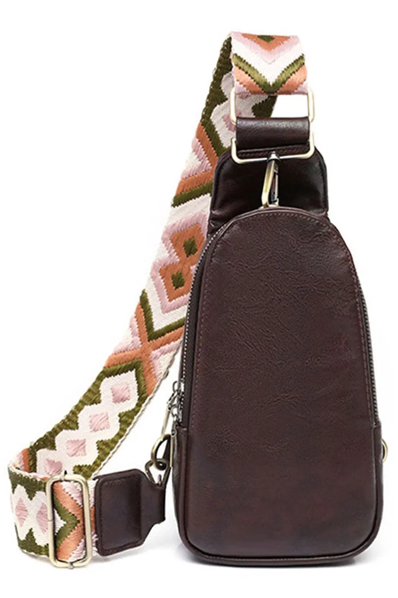 BOHEMIAN STRAP SLING CROSSBODY WAIST BAG