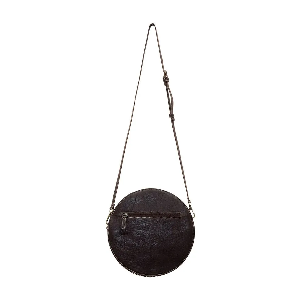 Boho Brown Round Bag by Myra Bag