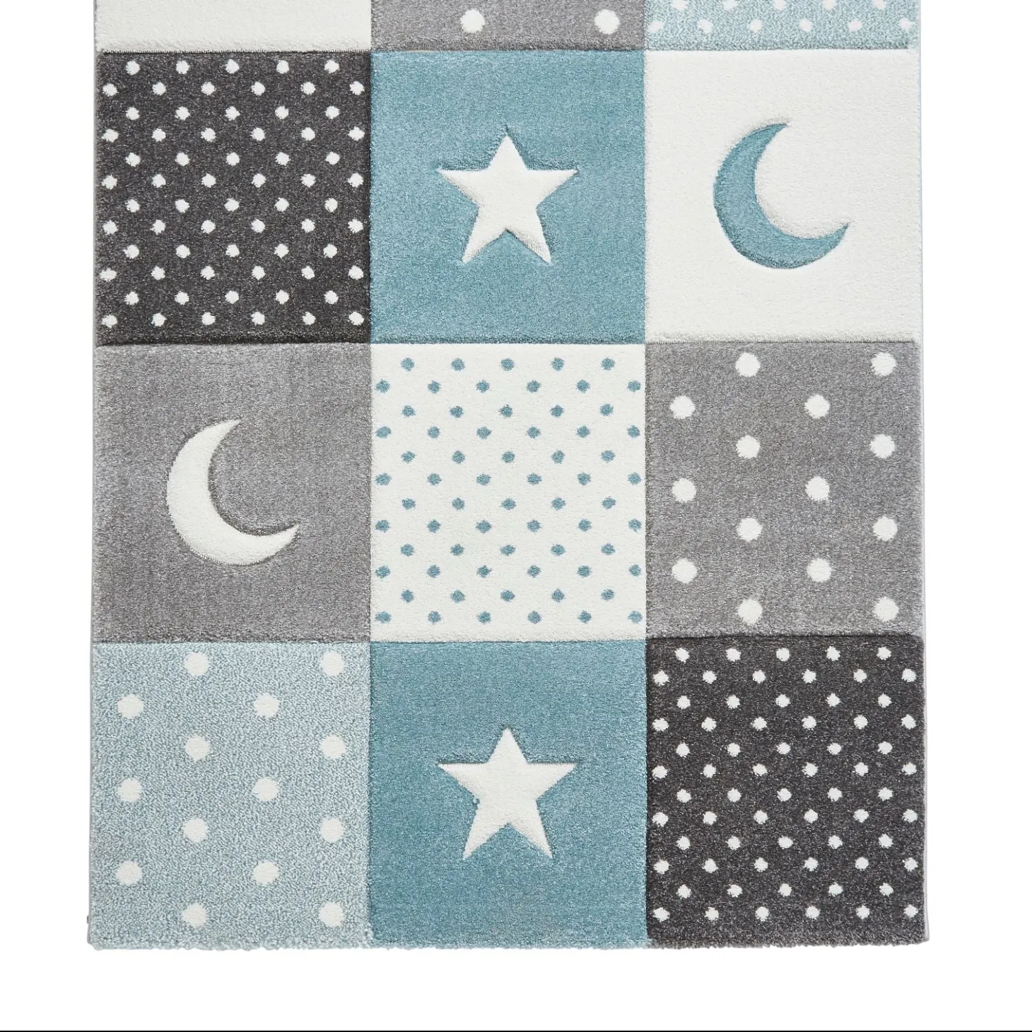 Brooklyn Blue Patchwork 20340 Kids Rug