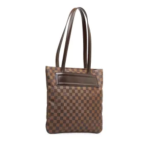 Brown Louis Vuitton Damier Ebene Clifton Tote Bag