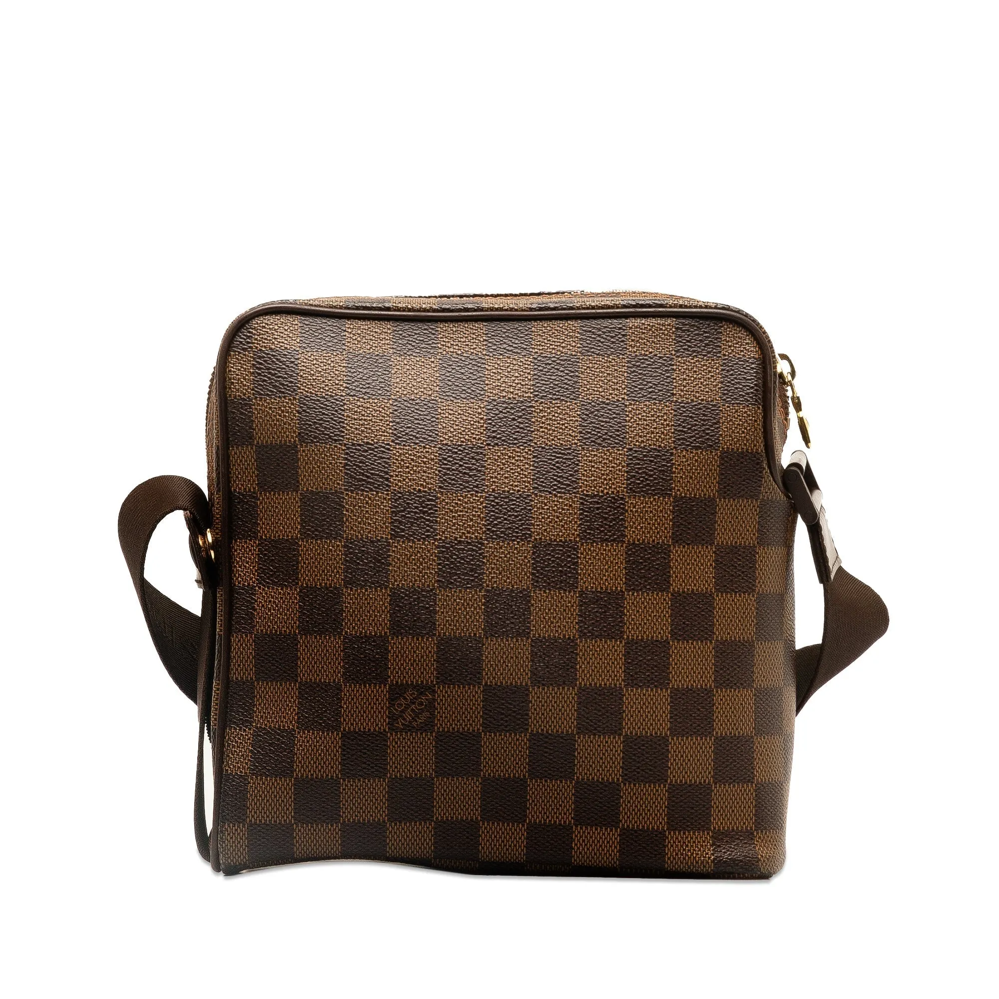 Brown Louis Vuitton Damier Ebene Olav PM Crossbody Bag