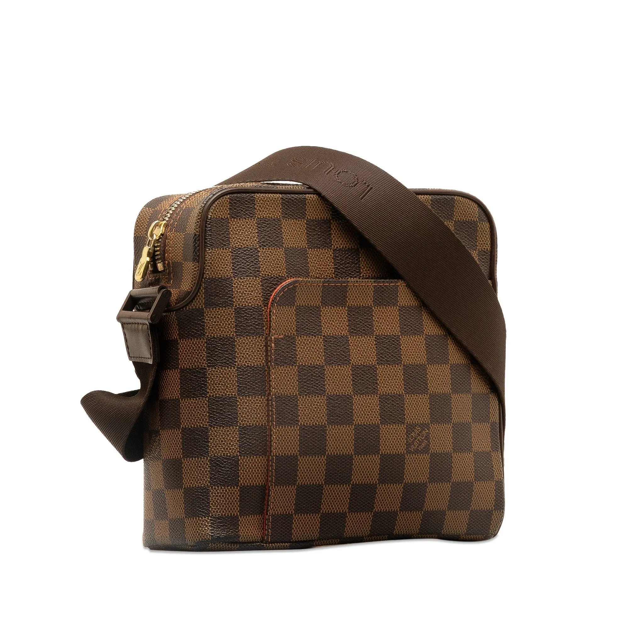 Brown Louis Vuitton Damier Ebene Olav PM Crossbody Bag