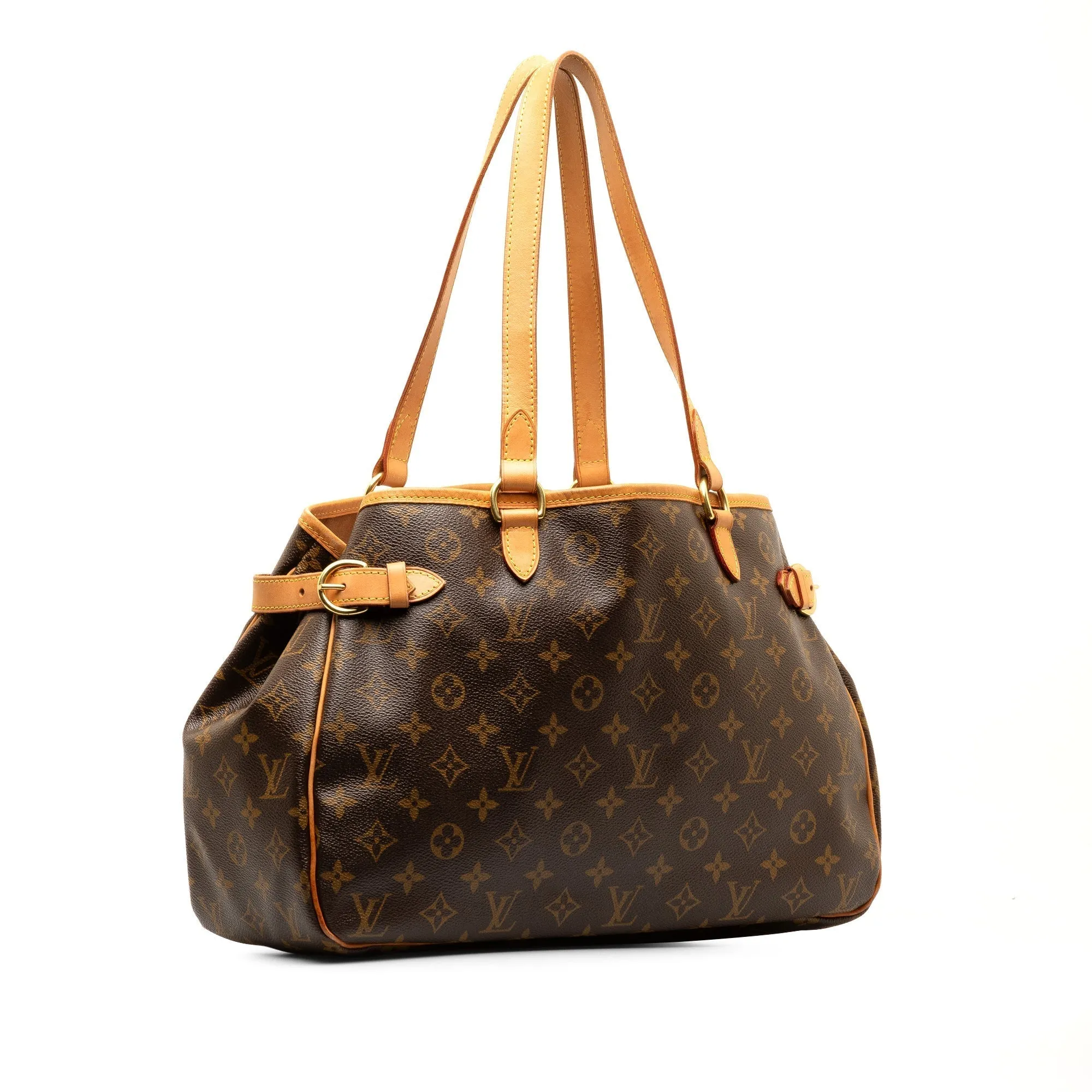 Brown Louis Vuitton Monogram Batignolles Horizontal Tote Bag