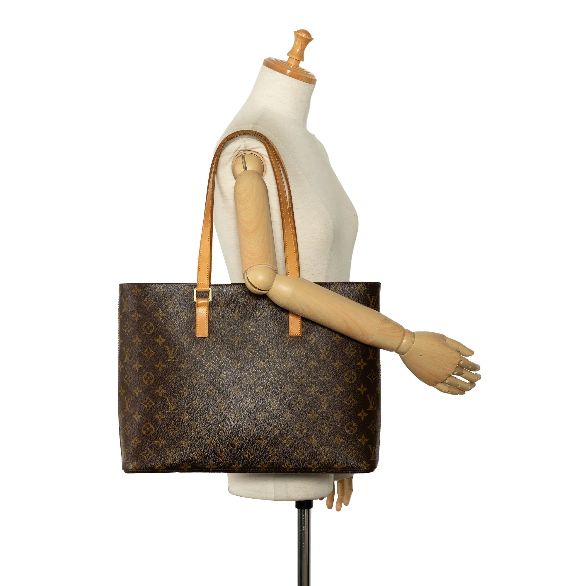 Brown Louis Vuitton Monogram Luco Tote Bag