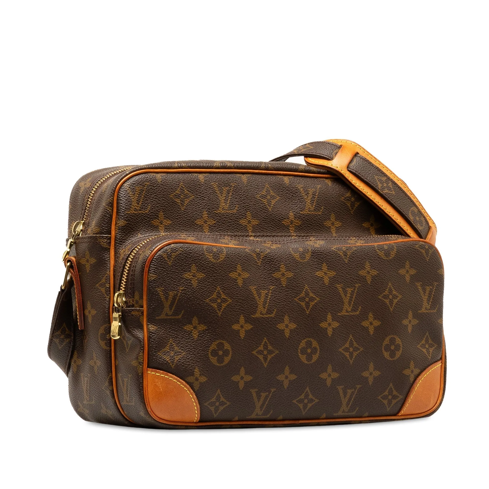 Brown Louis Vuitton Monogram Nil Crossbody Bag