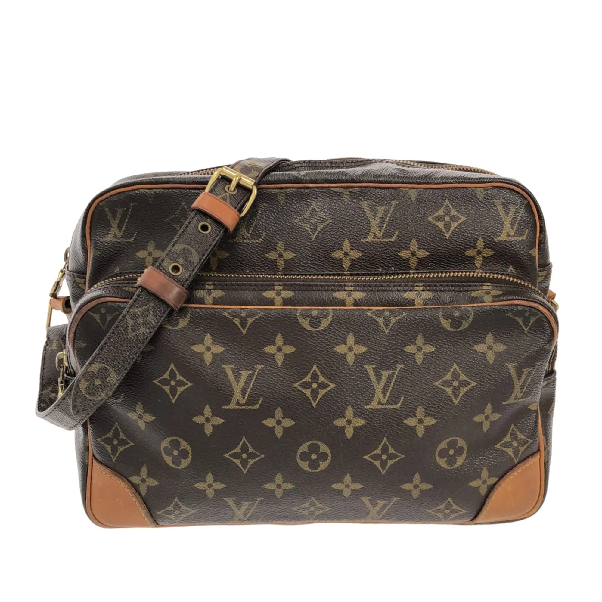 Brown Louis Vuitton Monogram Nil Crossbody Bag