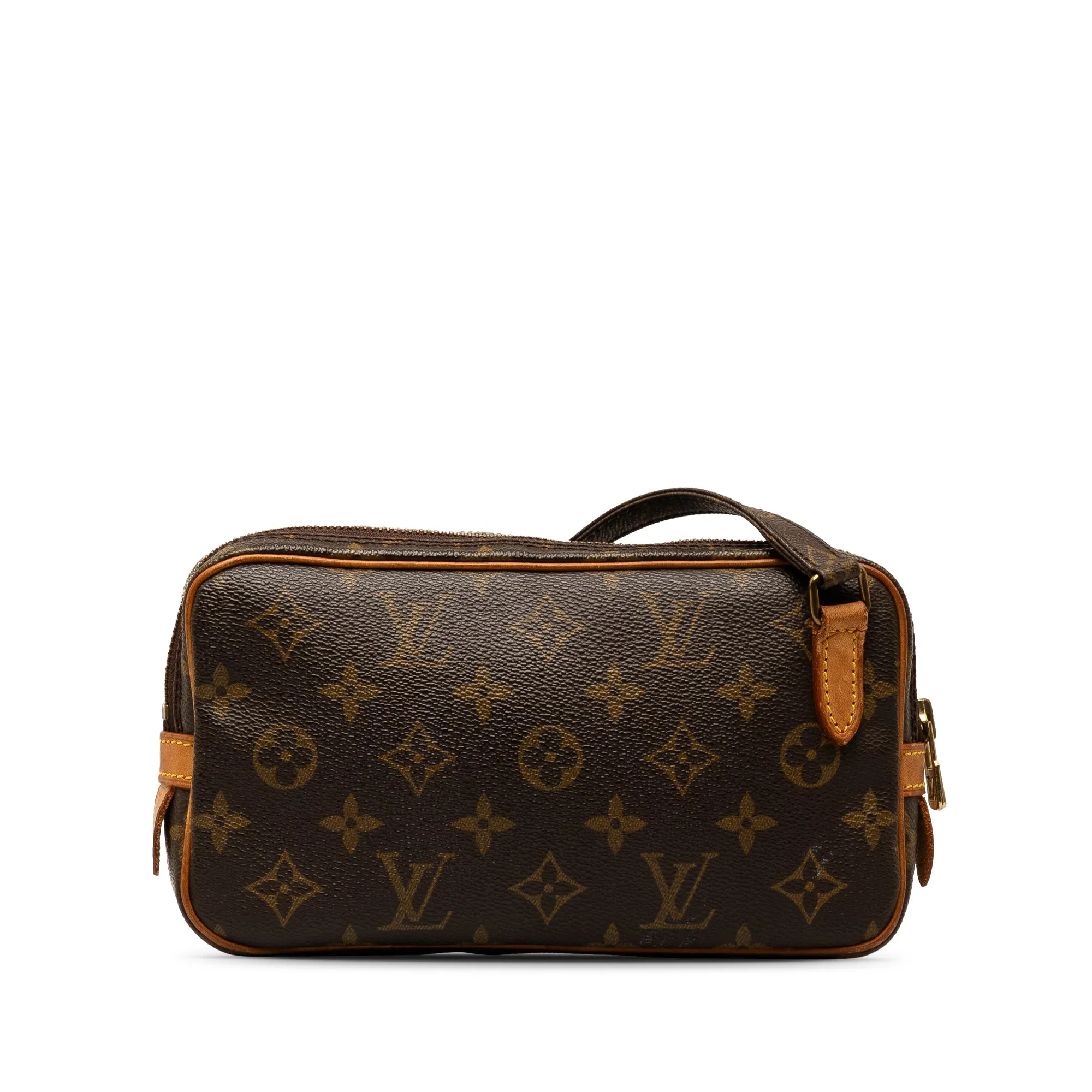 Brown Louis Vuitton Monogram Pochette Marly Bandouliere Crossbody Bag