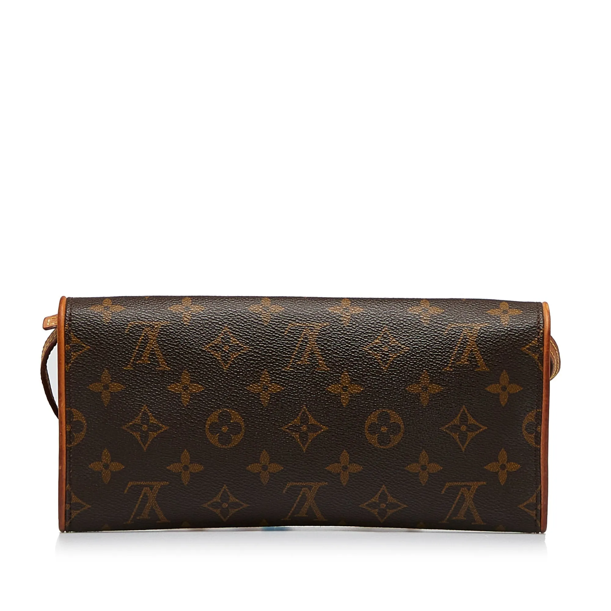 Brown Louis Vuitton Monogram Pochette Twin GM Crossbody Bag