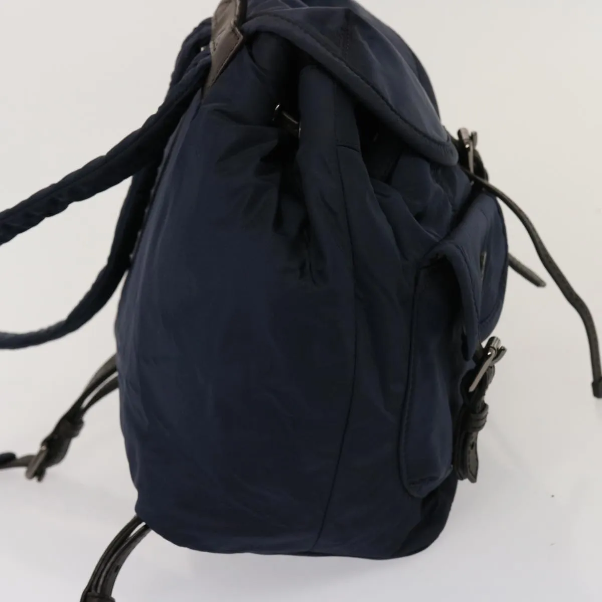 BURBERRY Backpack Nylon Navy  75694