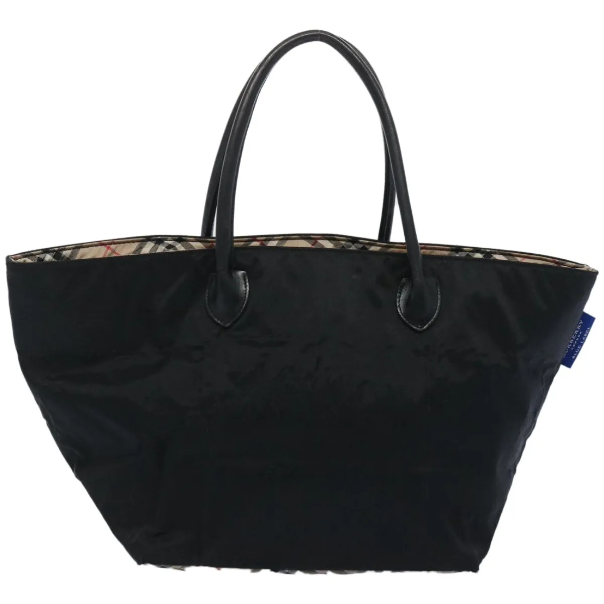 BURBERRY Blue Label Tote Bag Nylon Beige  ti1539