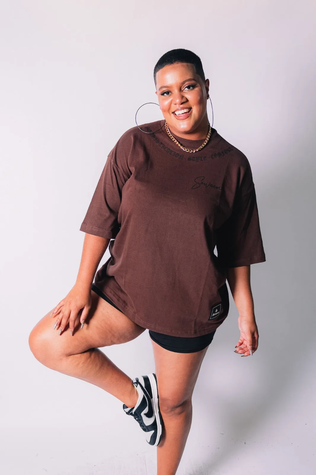 Camiseta Oversized Assinatura