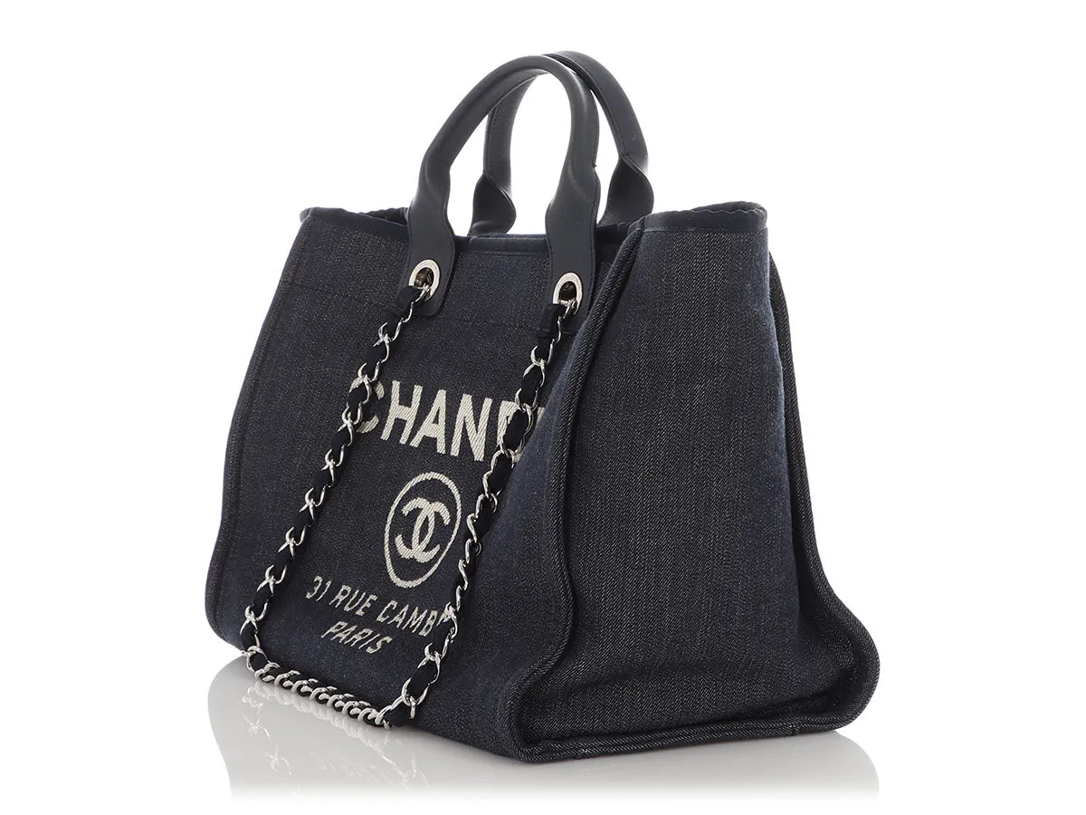 Chanel Medium Denim Deauville Tote