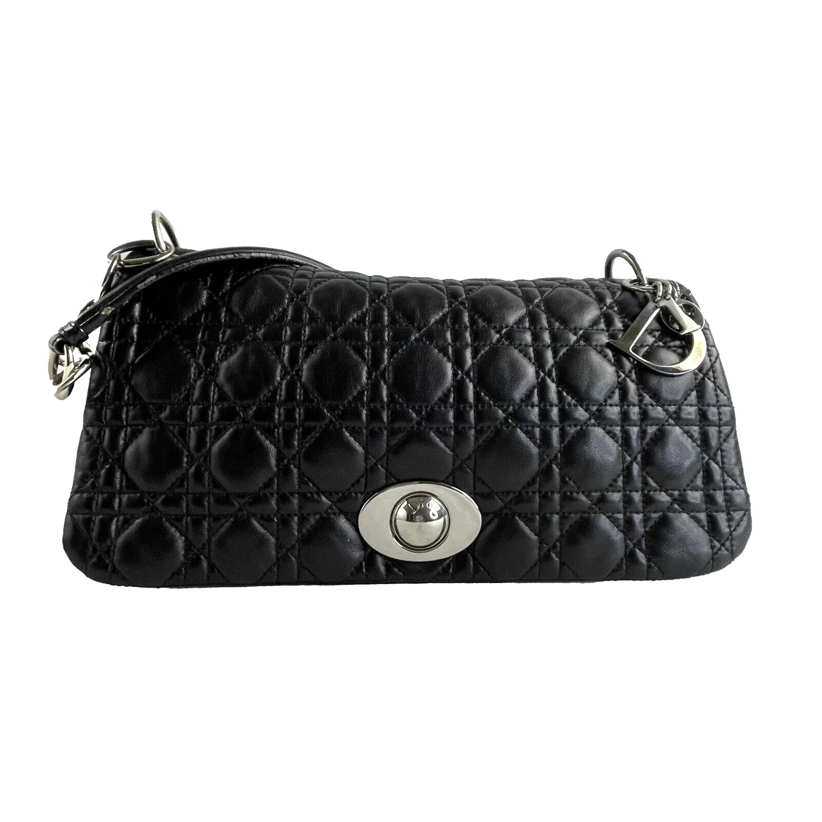 Christian Dior Lambskin Rendezvous Cannage Small