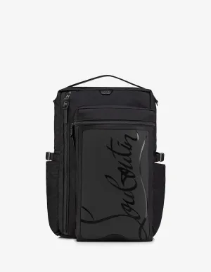 Christian Louboutin Loubideal Black Sneaker Sole Backpack -