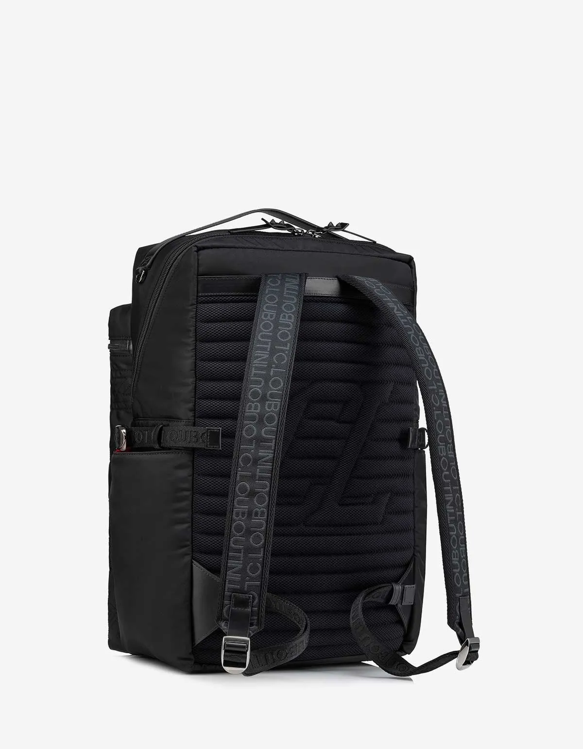 Christian Louboutin Loubideal Black Sneaker Sole Backpack -