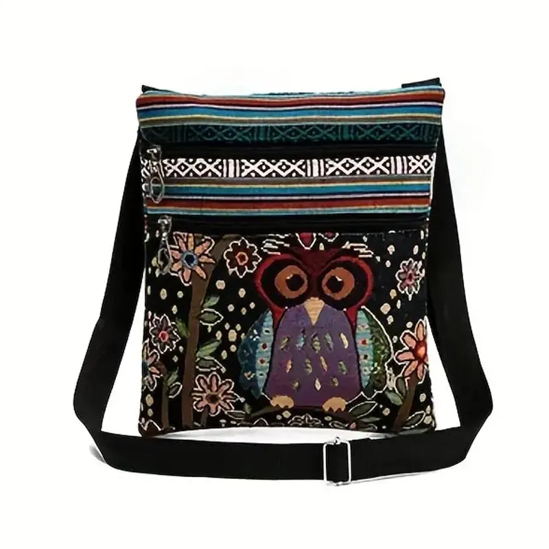 Creative Style Cute Owl Crossbody Bag