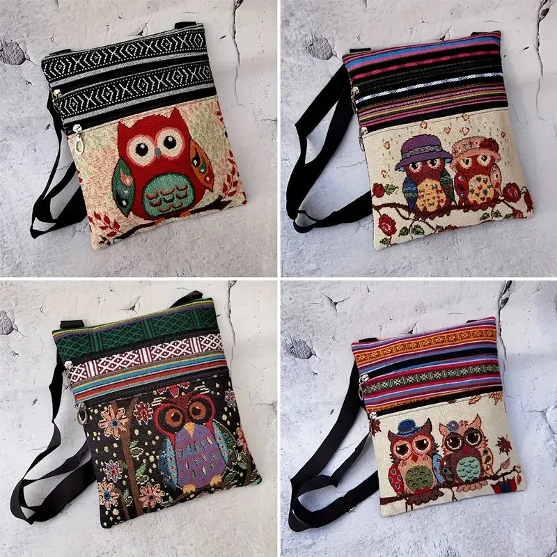 Creative Style Cute Owl Crossbody Bag