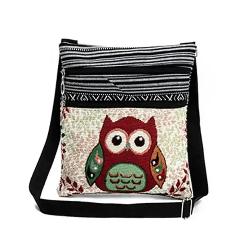 Creative Style Cute Owl Crossbody Bag