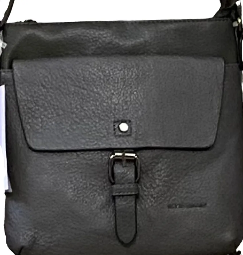 David Jones NV6706-2 Medium Messenger Style Crossbody Bag (5 Colours)