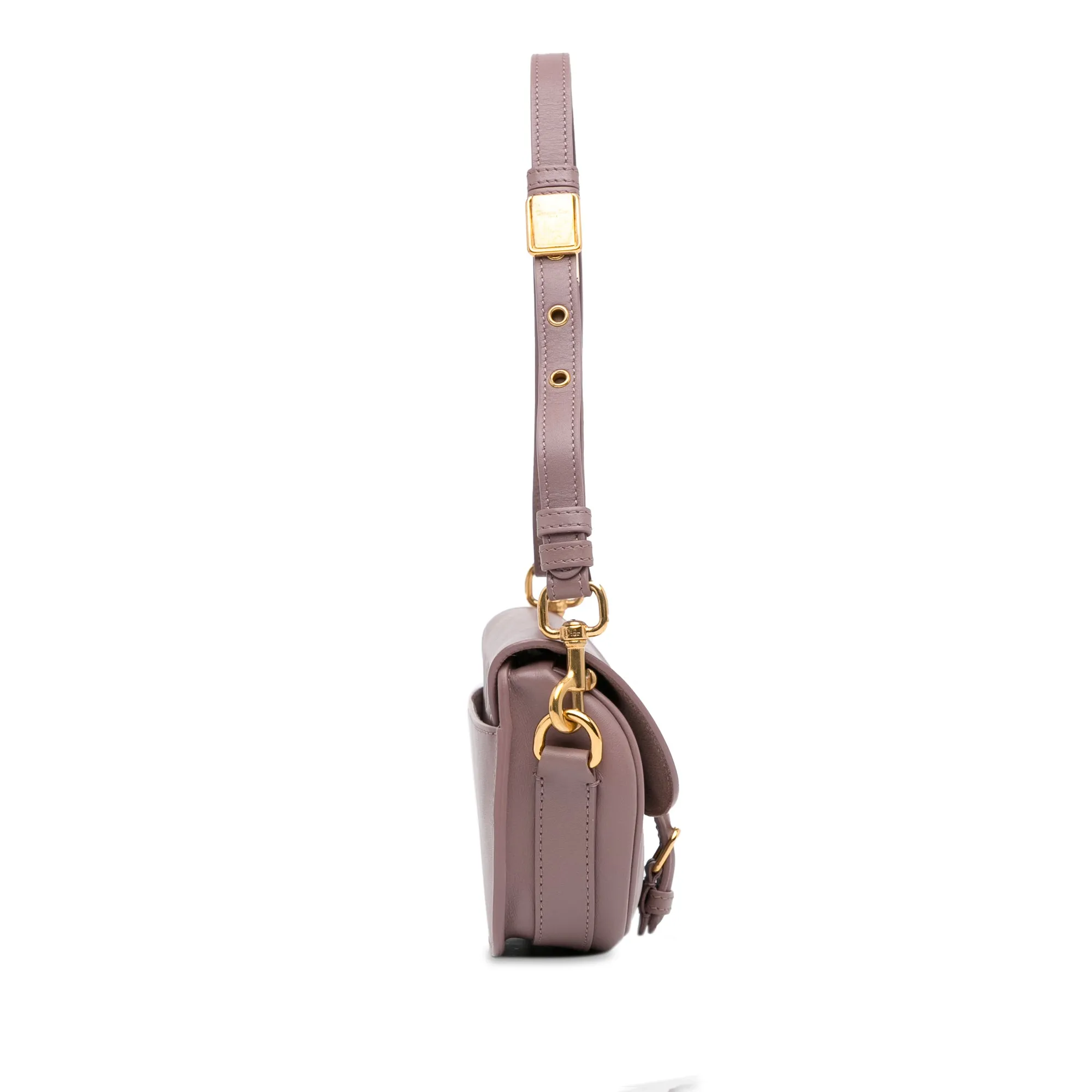 Dior Bobby East West Crossbody Purple Calfskin