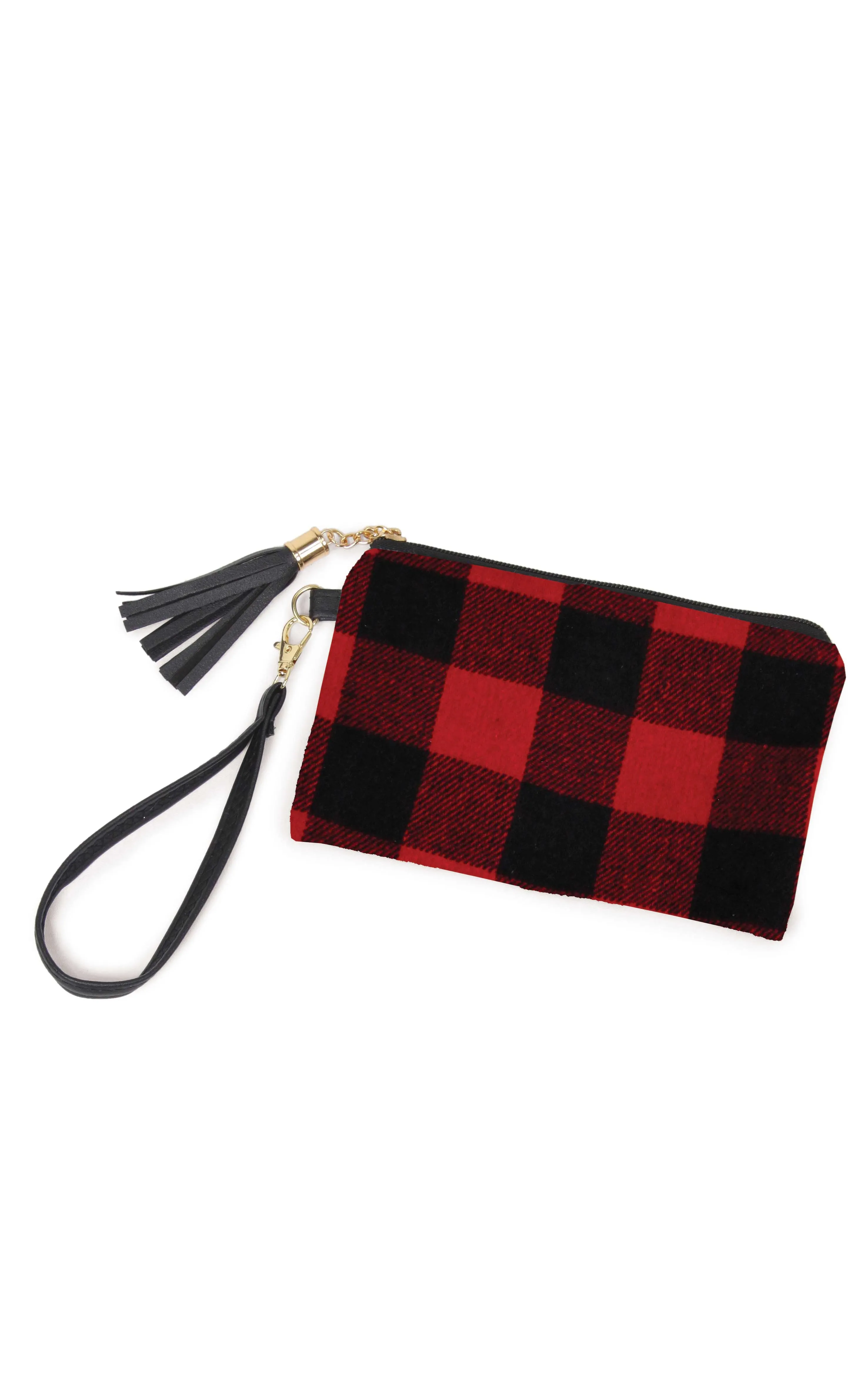 EABG9882 Red Buffalo Crossbody Clutch Bag