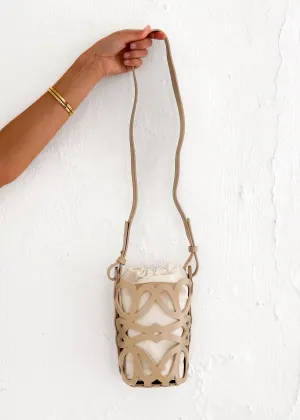 Ebony Crossbody Bag - Beige