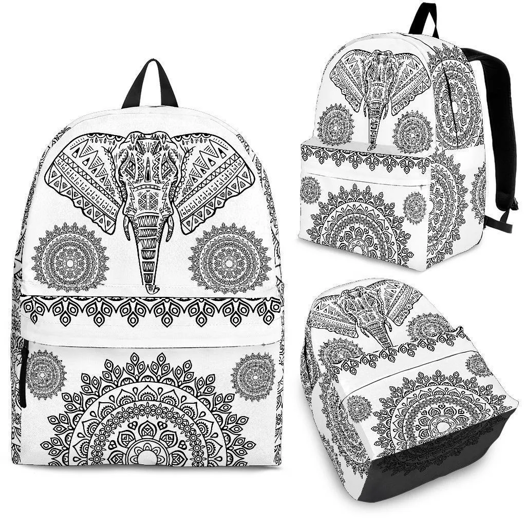 Elephant Head Mandala Backpack