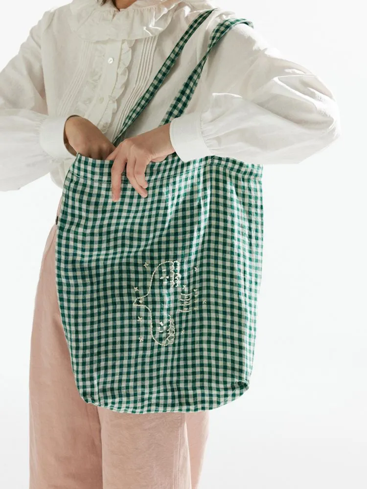 Embroidered Cloth Bag Tote【s0000007625】