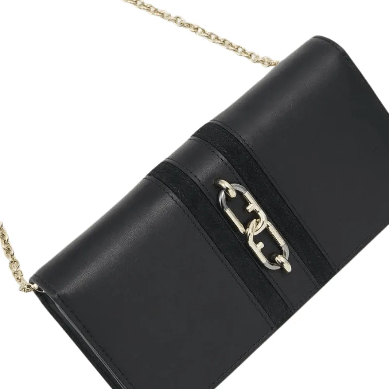 Furla Sirena Chain Wallet - Nero