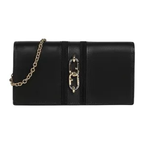 Furla Sirena Chain Wallet - Nero