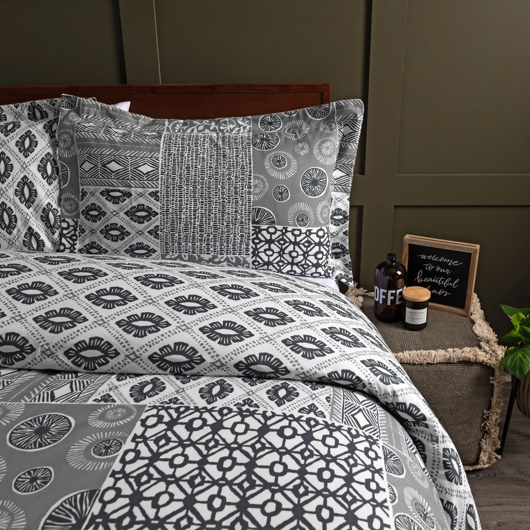 Global Patchwork Duvet Cover Set