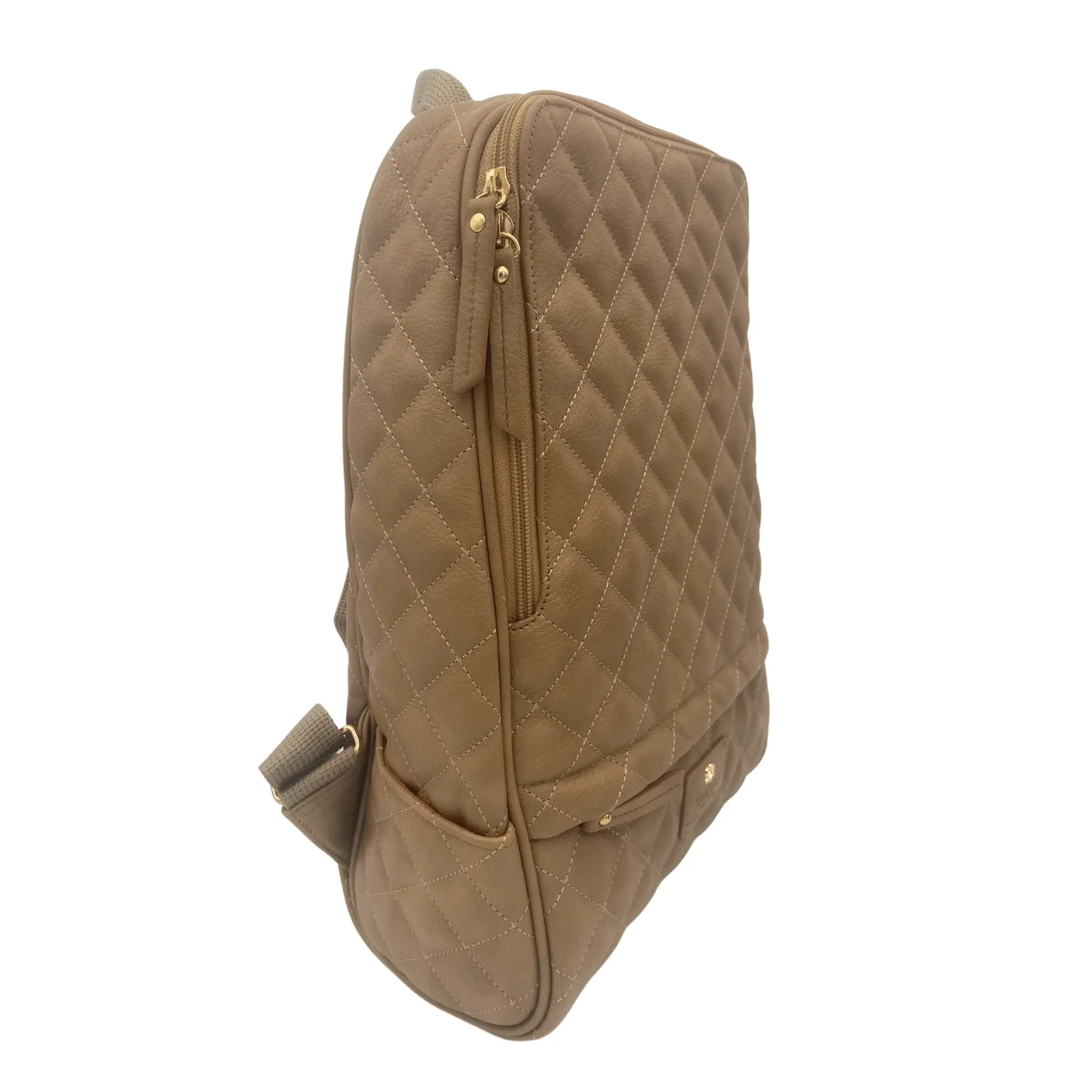 GUNAS Cougar Quilted Backpack - Tan New w/Tags