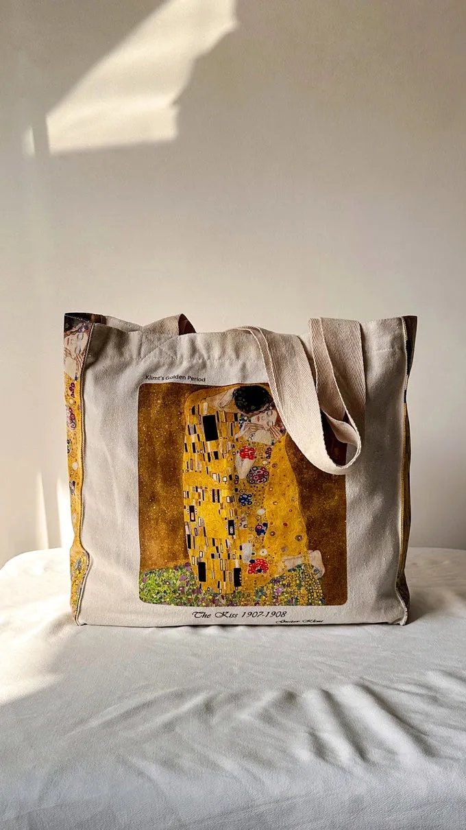 Gustav Klimt The Kiss - Tote Bag