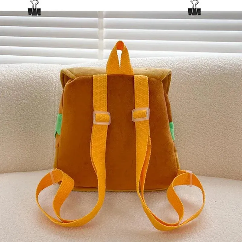 Hamburger Shape Drawstring Backpack