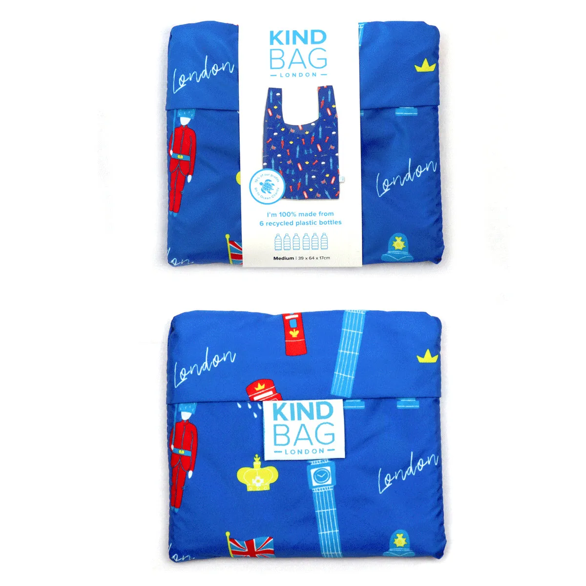 Kind Bag Reusable Foldaway Tote - London