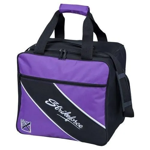 KR Strikeforce Fast Durable Single Tote Bowling Bag in Vibrant Purple