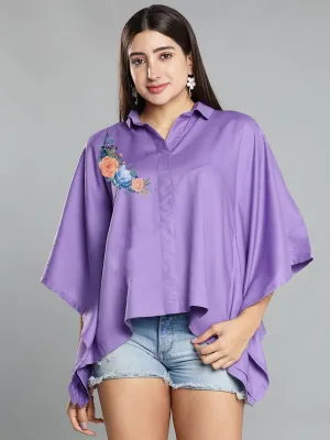 Lavender Kaftan Top - Rangeela