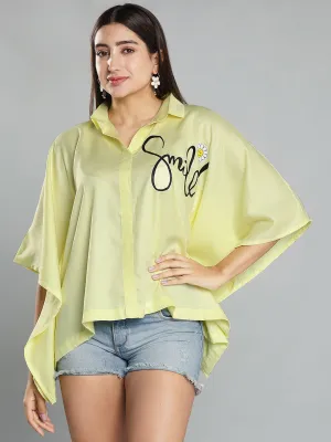 Lemon Kaftan Top - Smile